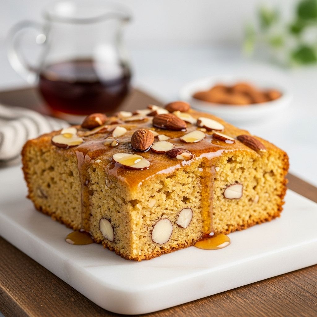 A tender loaf that balances subtle sweetness with a satisfying, cake-like texture.