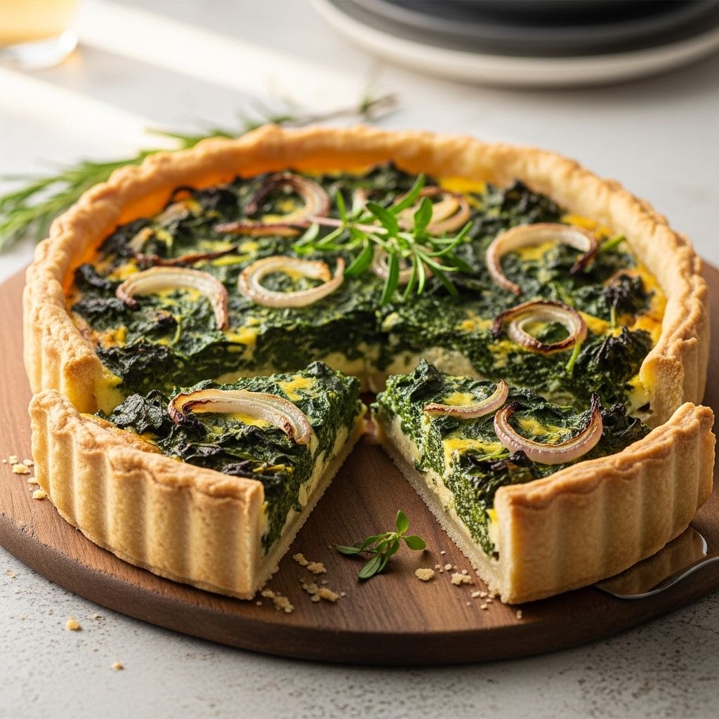 A crisp, flavorful crust meets a golden custard filling for a satisfying meal any time.