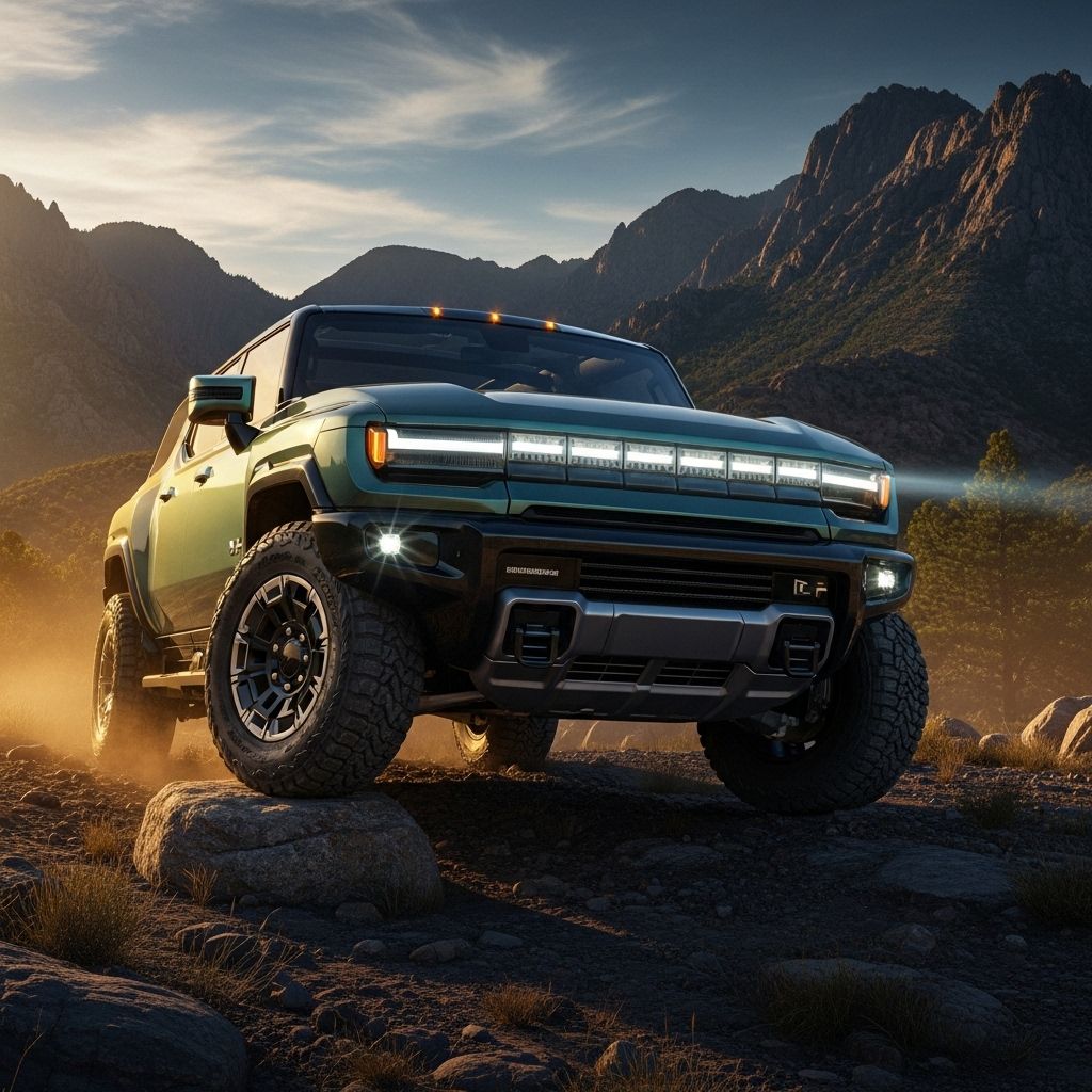 GM Unveils the All-Electric Hummer EV SUV: Redefining Off-Road Power GMC's electric Hummer SUV combines iconic design, futuristic technology, and extreme off-road capability in a zero-emission package.