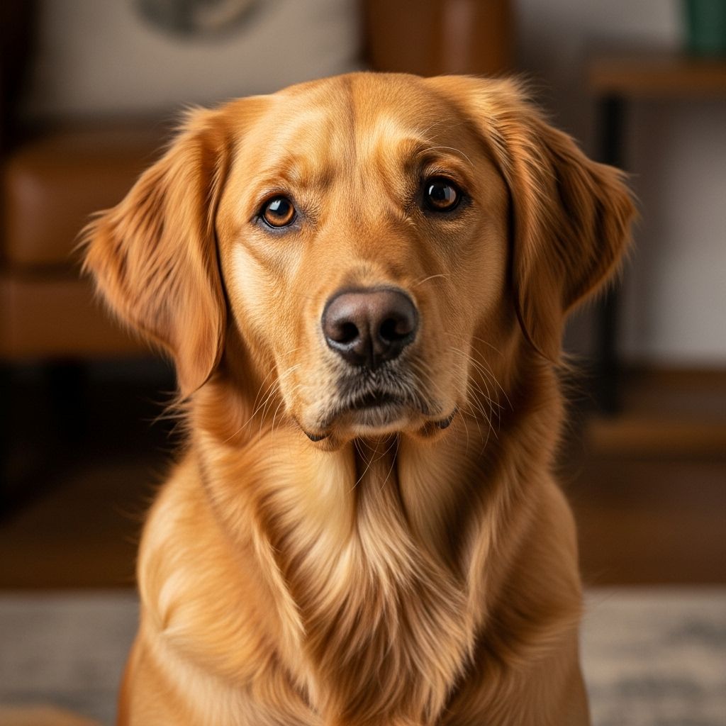 Discover the friendly, intelligent, and lovable Goldador - a perfect family companion and working dog