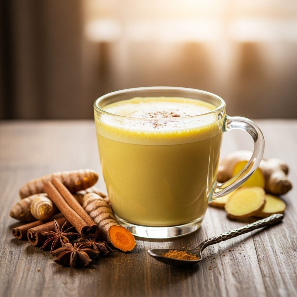 This turmeric-infused latte delivers soothing relief and endless customization options.
