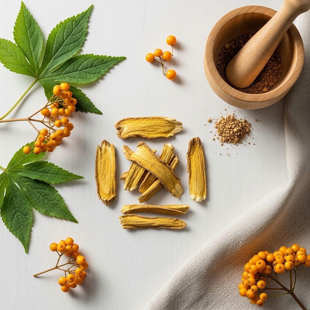 Goldenseal: Benefits, Uses, Risks, and Herbal Heritage A potent herbal remedy bridging traditional wisdom with modern research and sustainability concerns.