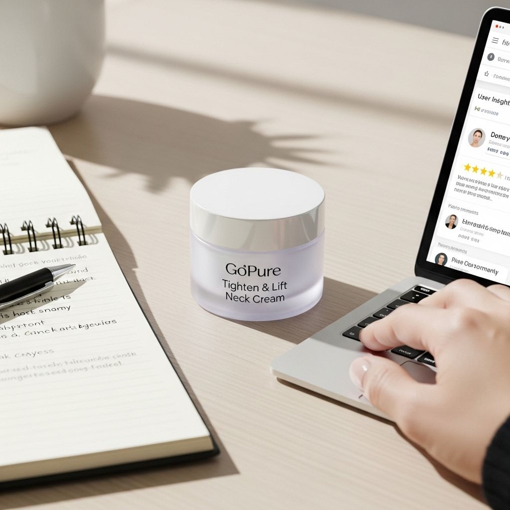 Explore the formulation, efficacy, user experiences, and skincare science behind the trending GoPure Tighten & Lift Neck Cream.