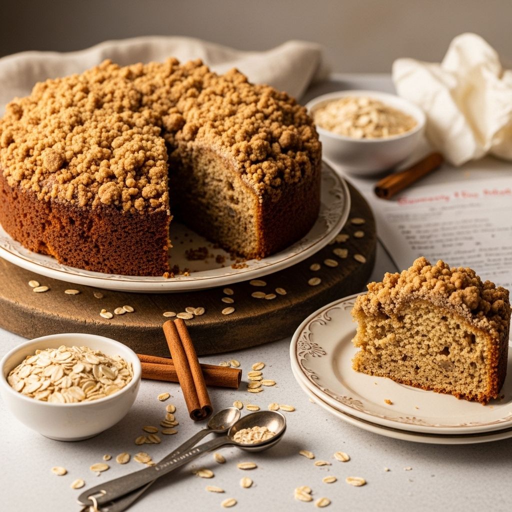 Grandma’s Classic Oatmeal Cake: A Nostalgic Dessert from Scratch Buttery, caramelized coconut and nuts transform pantry staples into a cozy tradition.