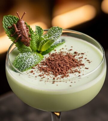 Silky swirled layers and creamy texture make this retro drink a dreamy dessert cocktail.