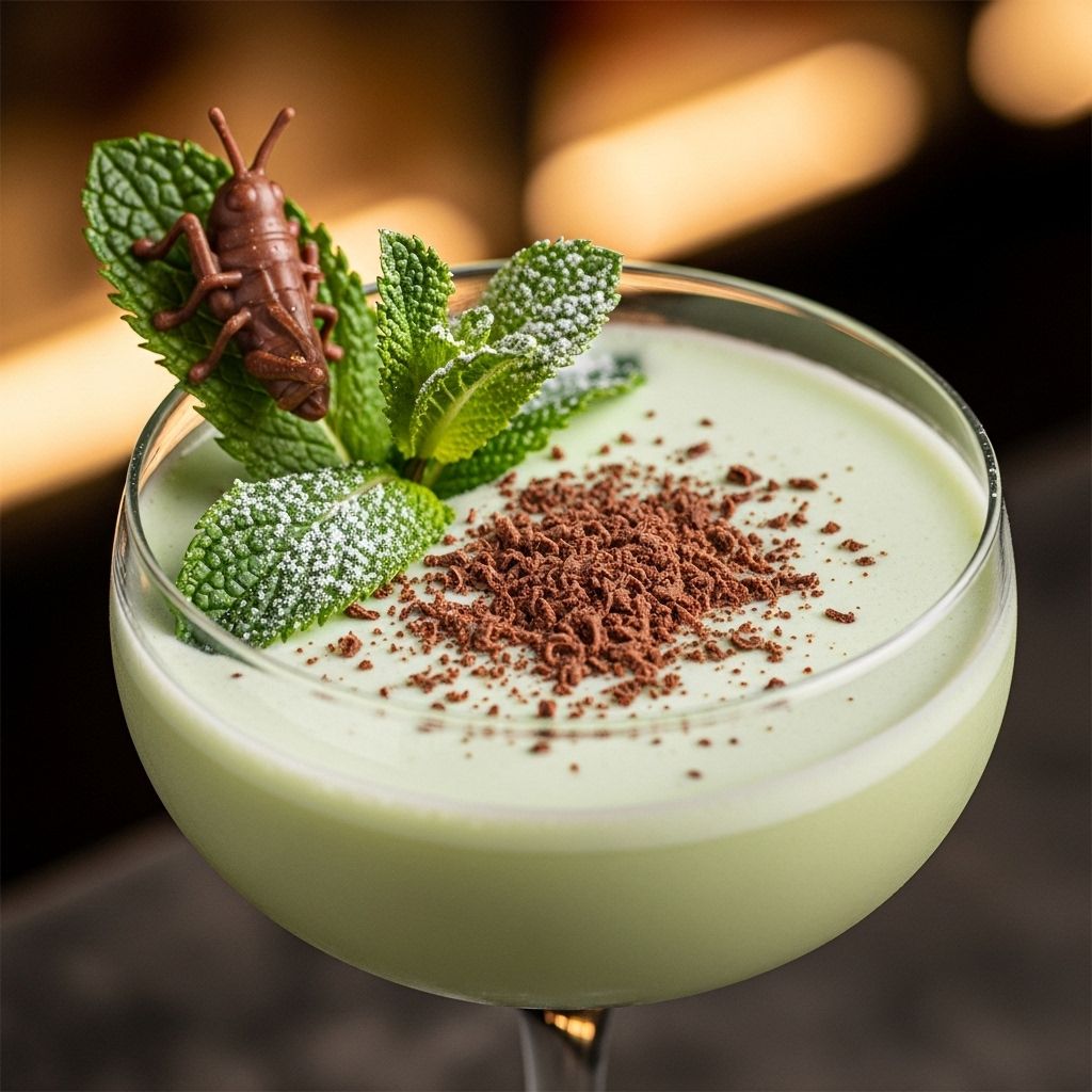 Silky swirled layers and creamy texture make this retro drink a dreamy dessert cocktail.