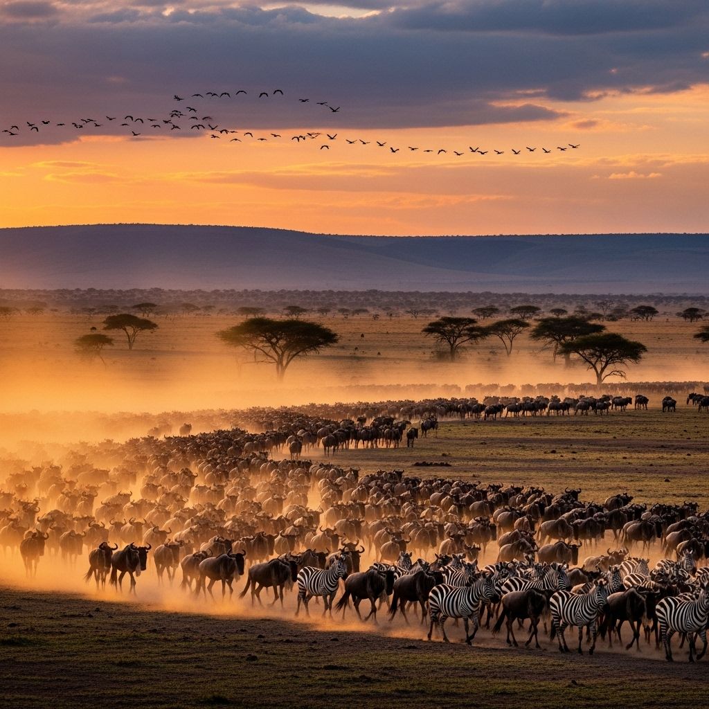 The Greatest Animal Migrations on Earth: From Epic Journeys to Survival Challenges Explore the world’s most awe-inspiring animal migrations, from monarch butterflies flying across continents to wildebeest navigating dangerous plains.
