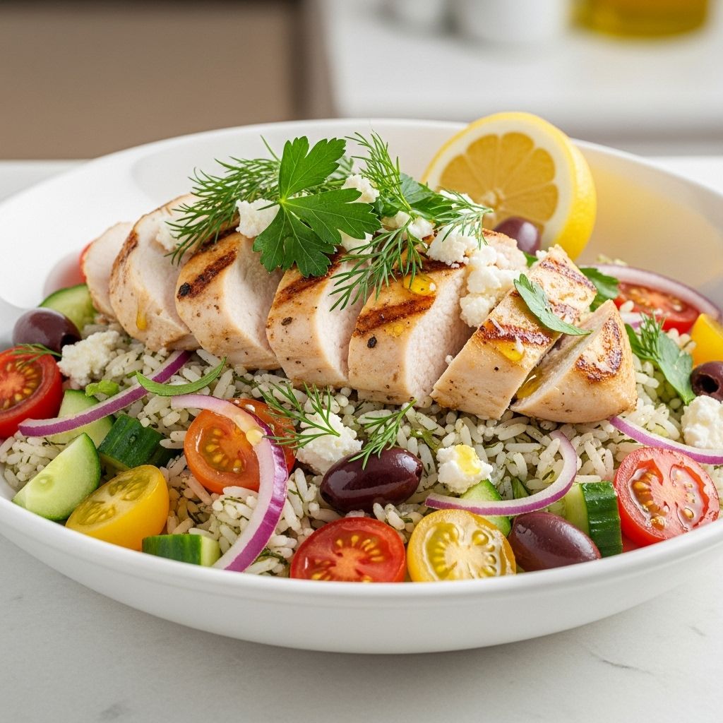 A fusion of zesty lemon herbs and creamy feta infuses Mediterranean taste into each bite.