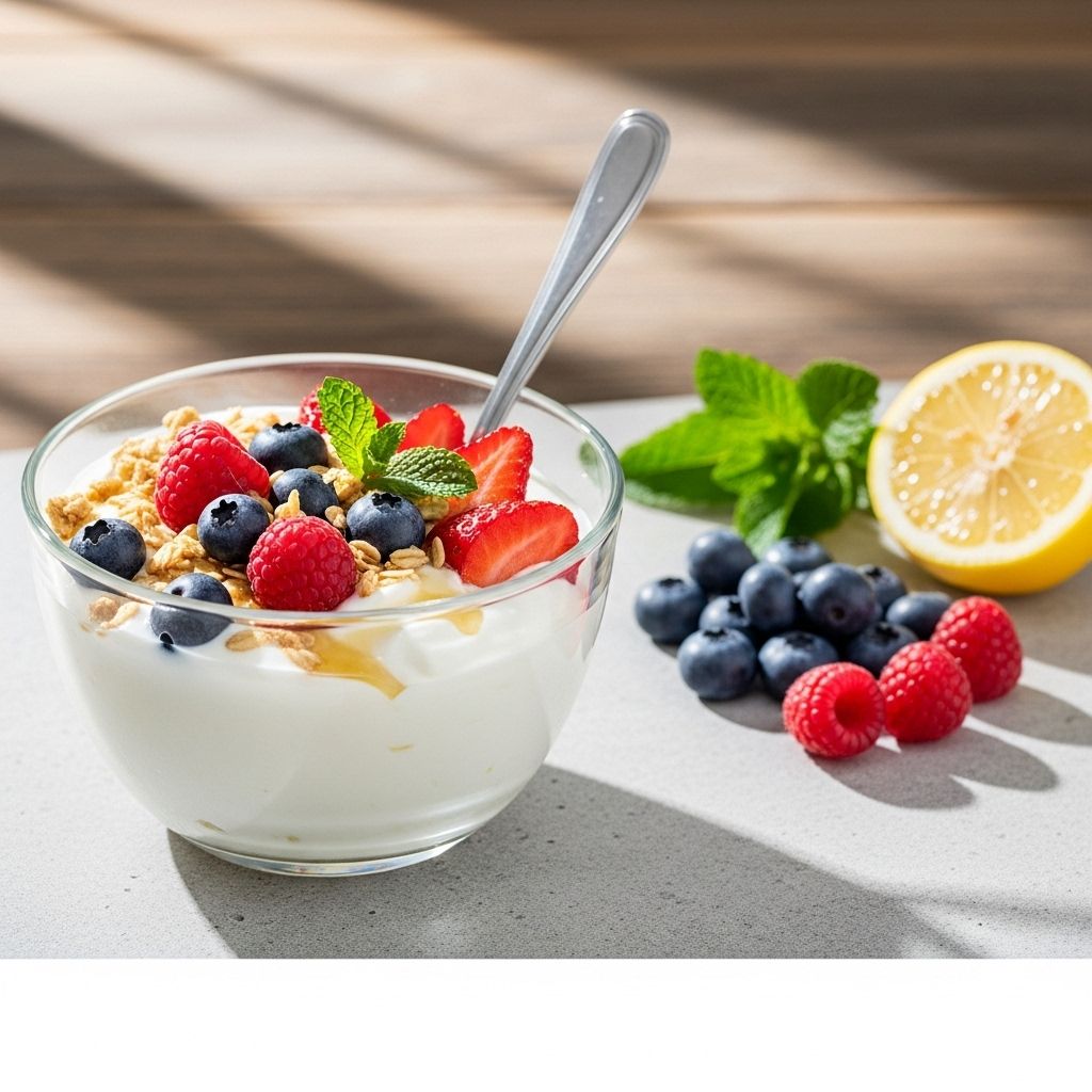 Greek Yogurt: Nutrition Facts, Health Benefits, Uses, and Side Effects A creamy superfood packed with probiotics, quality protein, and bone-strengthening minerals.