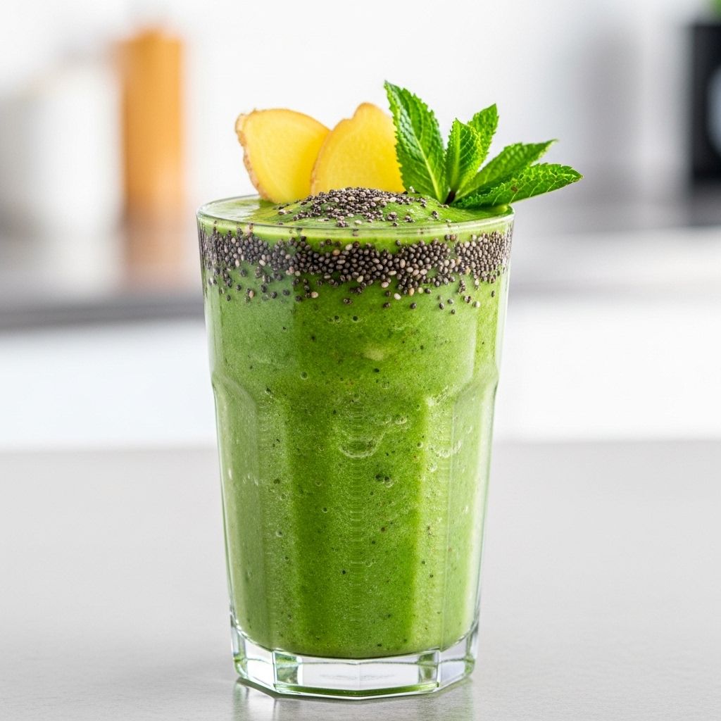 Discover how this energizing green ginger smoothie combines flavor and nutrition to boost your mornings and support wellness.