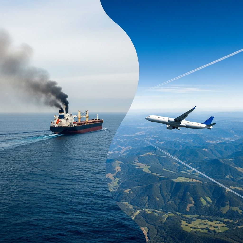 Which Is Greener: Boat vs. Plane Emissions Compared A detailed analysis of the environmental impact and emissions from boats and planes for modern travelers.