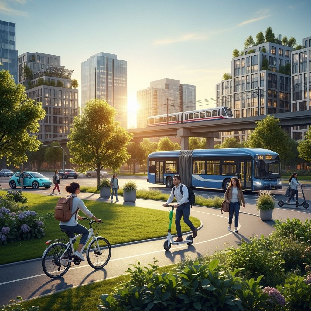 Explore eco-friendly transportation choices and learn how walking, cycling, public transit, and clean vehicles can help you travel sustainably in cities.