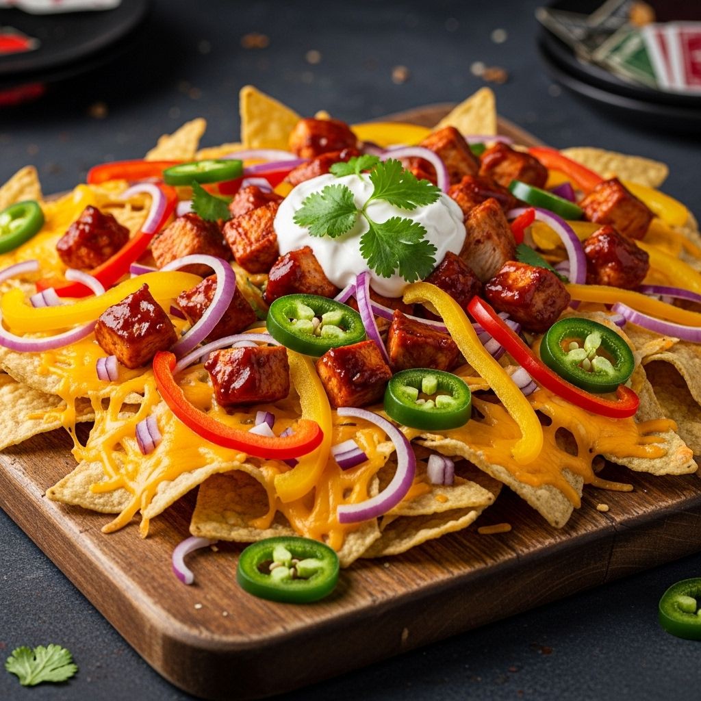 Layering for maximum crunch ensures smoky flavor and melty cheese on each chip.