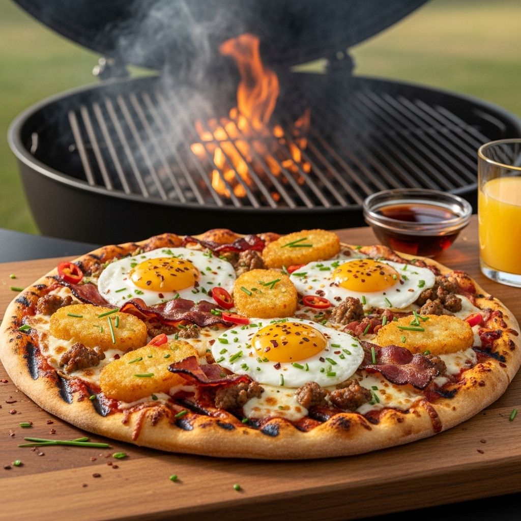 Charred crust, gooey cheese, and runny eggs combine for an unforgettable bite.