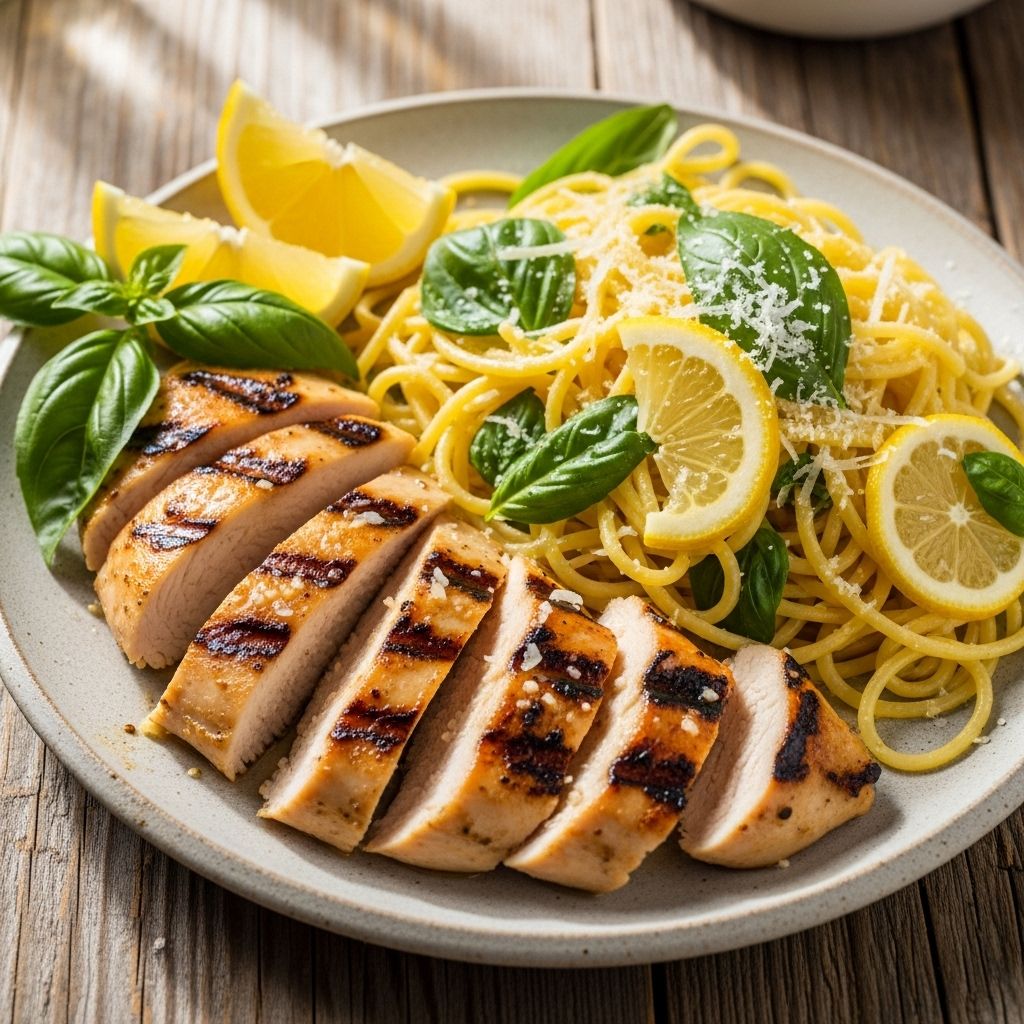 Vibrant citrus notes mingle with creamy richness for an effortless summer feast.
