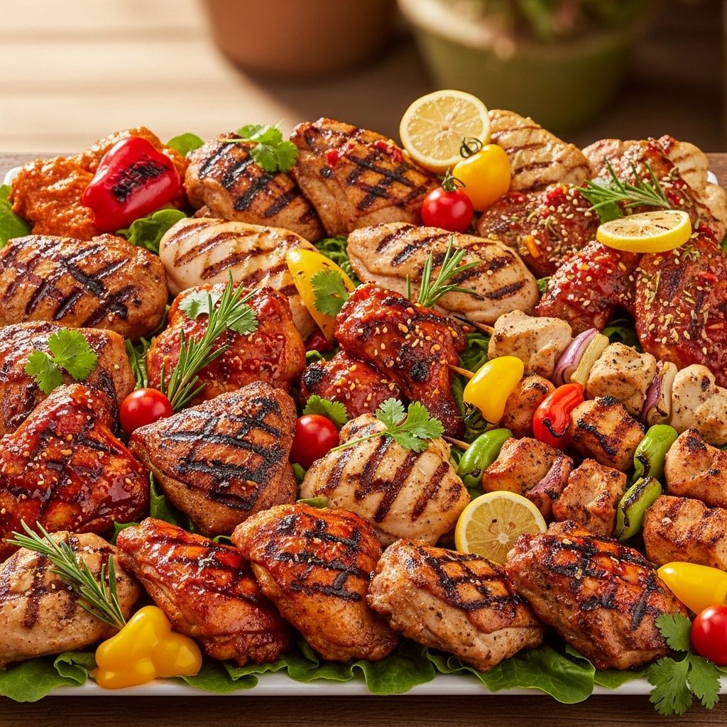 Explore global marinades and pro tips for juicy, smoky poultry at backyard barbecues.