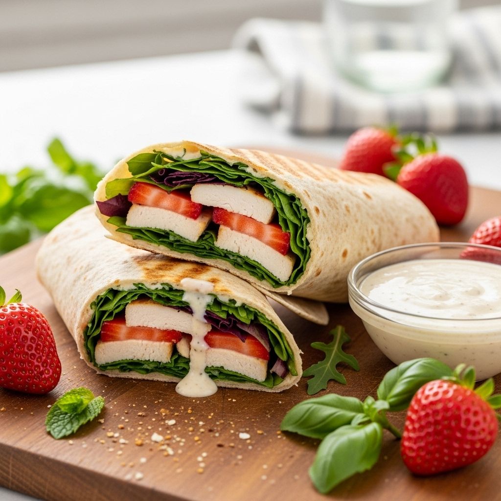 Tender poultry, juicy berries, and creamy cheese blend into a vibrant, ready-in-minutes meal.