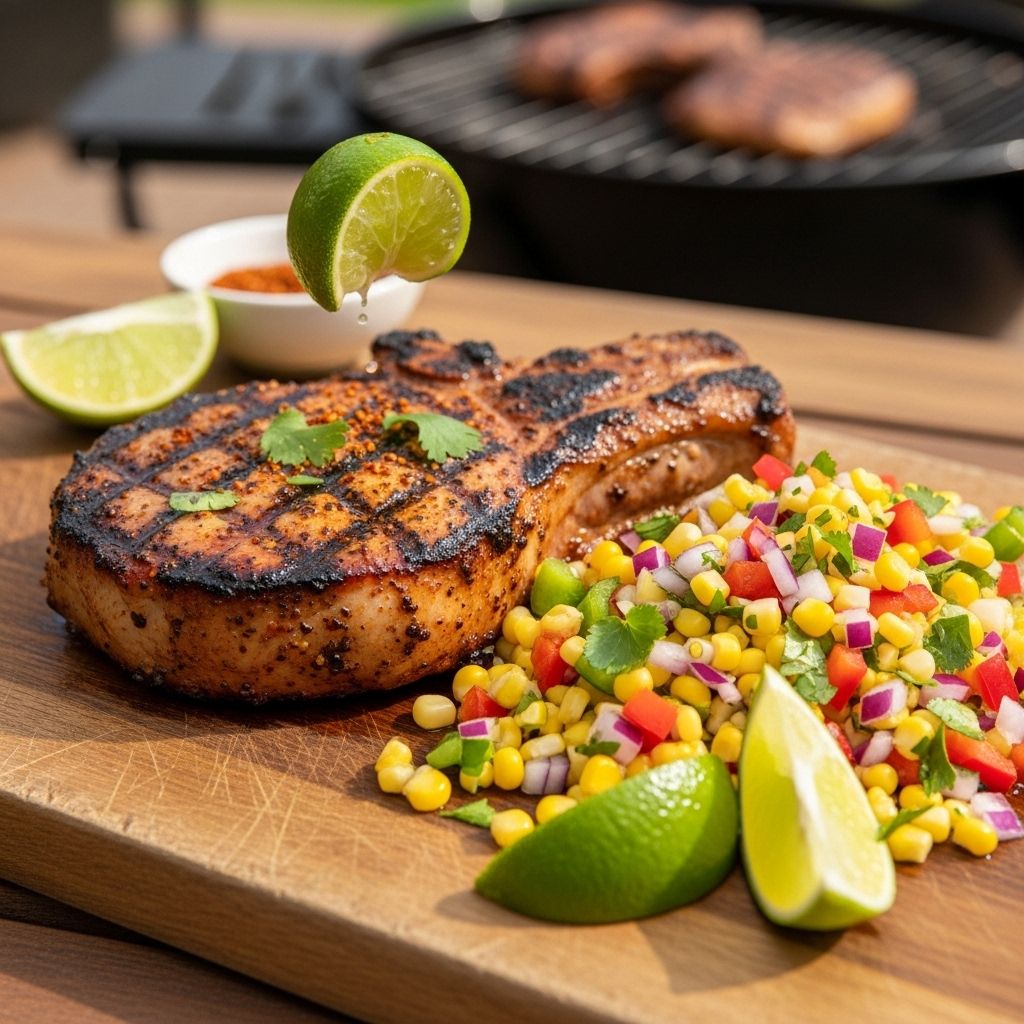 Smoky, bold spices meet tender cuts and bright, tangy summer freshness.