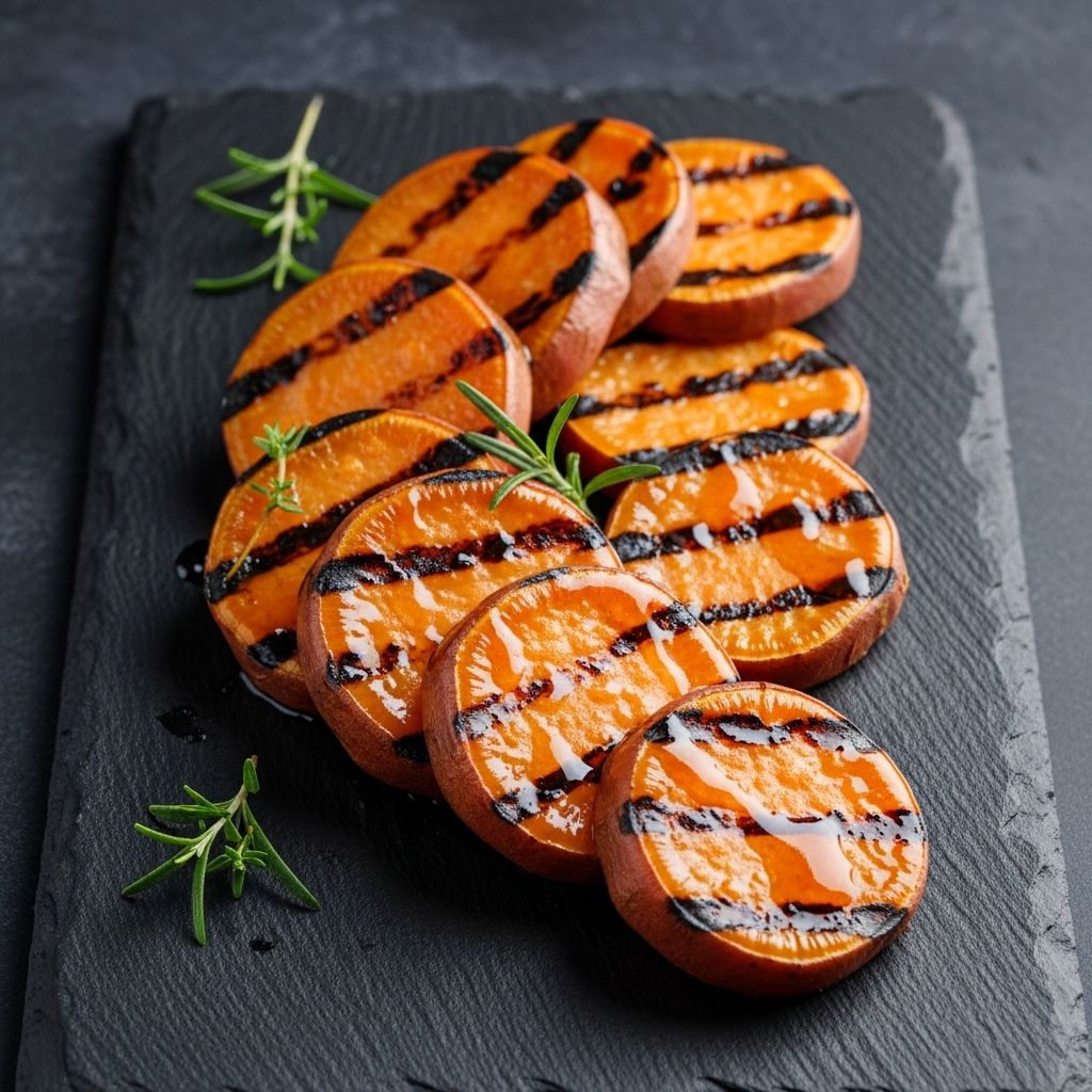Wedges get a tangy, syrupy apple reduction and smoky char to brighten autumn menus.