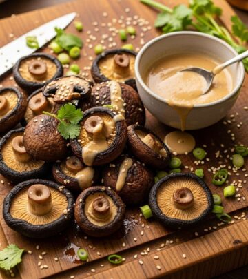 Savor a quick, fuss-free dish that balances smoky char with a silky, nutty sauce.