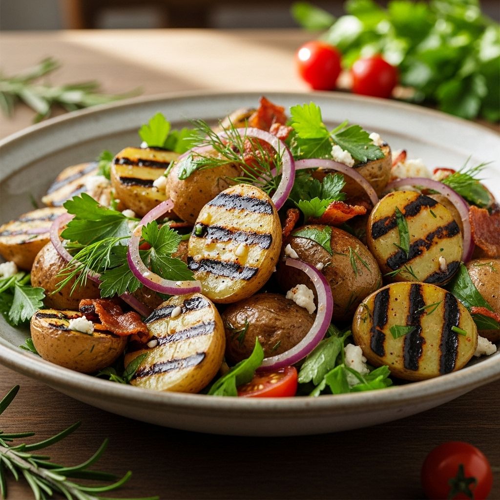 Create a refreshing, charred side that balances crispy edges with herbaceous tanginess.