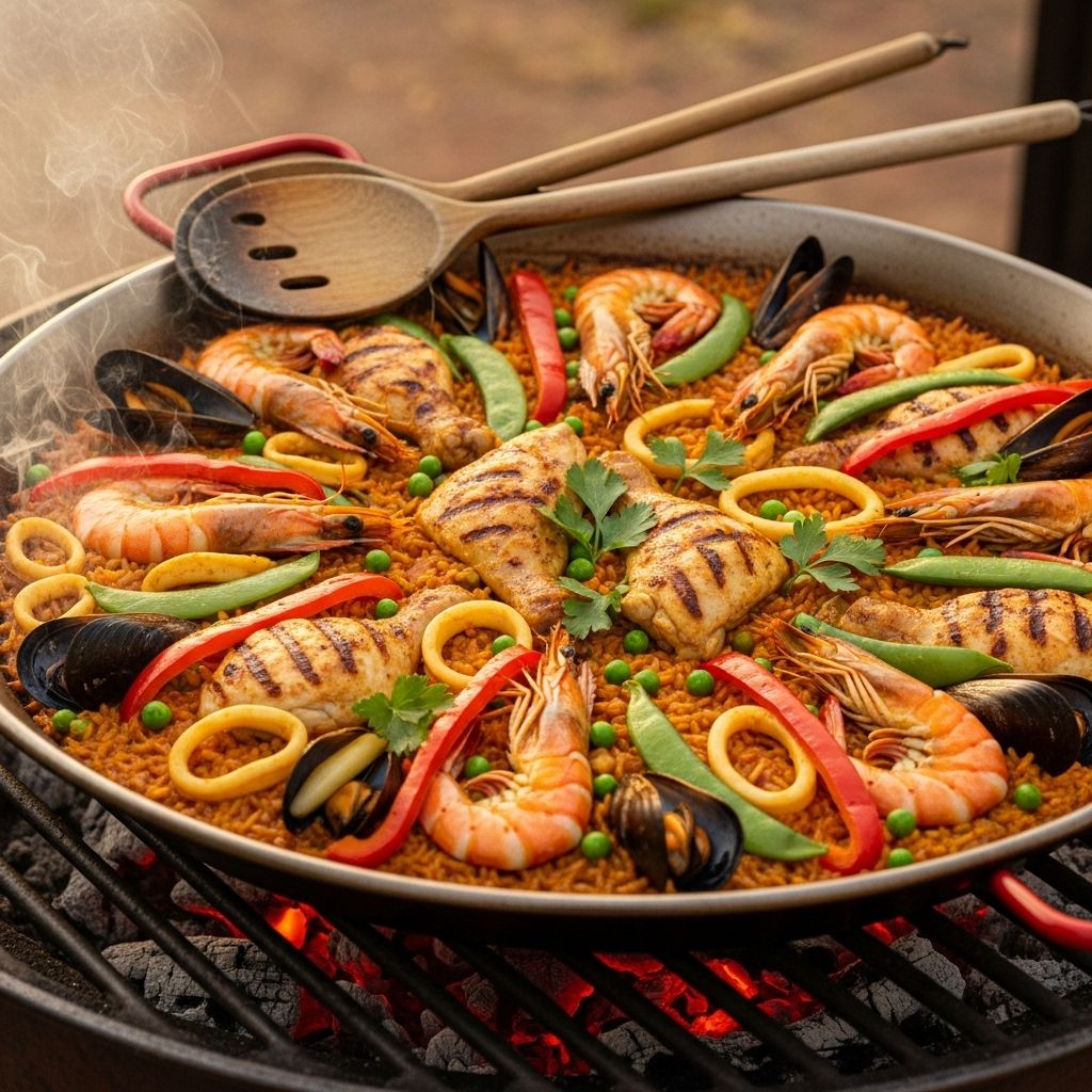 Smoke-kissed rice, crisp socarrat, and bold flavors make every gathering unforgettable.