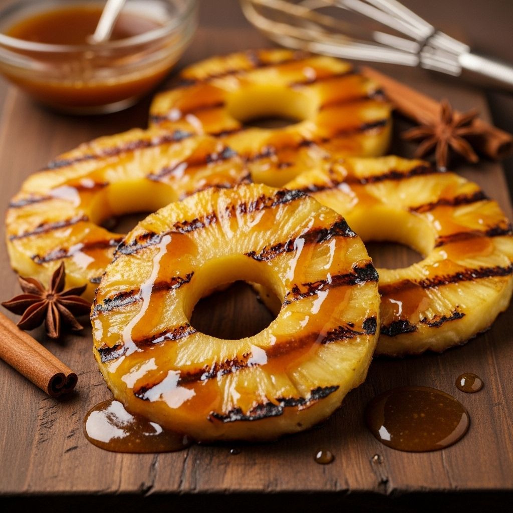This dessert brings tropical notes to gatherings with smoky caramel and a creamy finish.