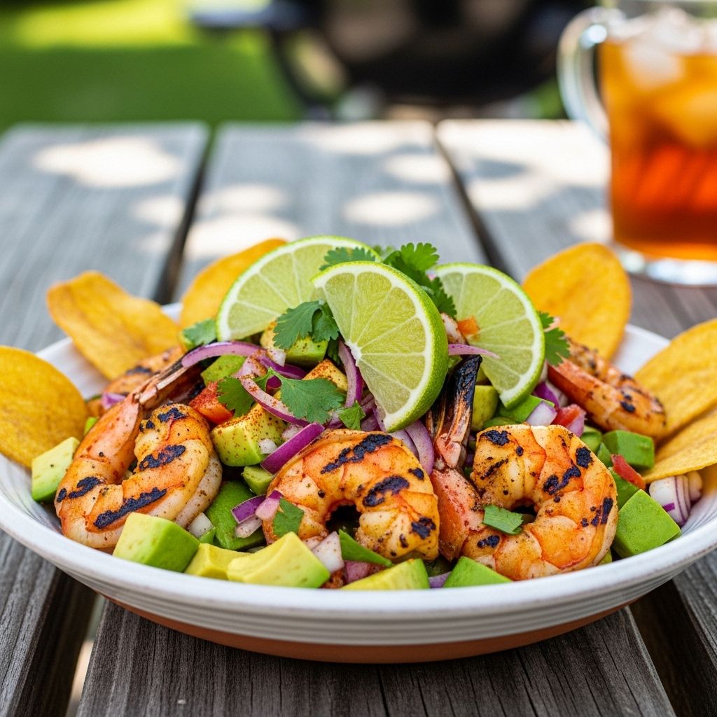 Flame-charred seafood meets vibrant lime and herbs for a taste sensation that wows.