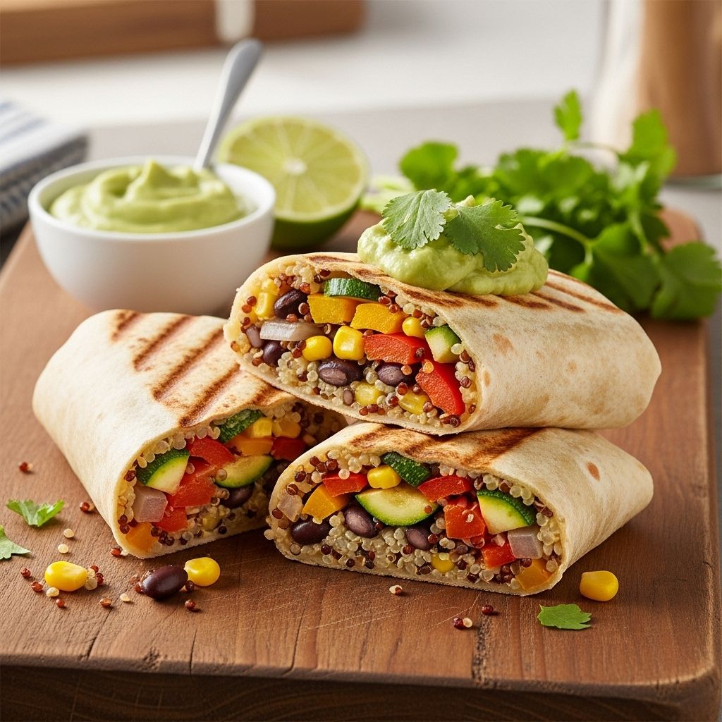 Grilled Veggie Burritos: A Flavorful, Protein-Packed Plant-Based Feast Colorful twist on wraps, loaded with seasoned beans, melty cheese, and smoky char.