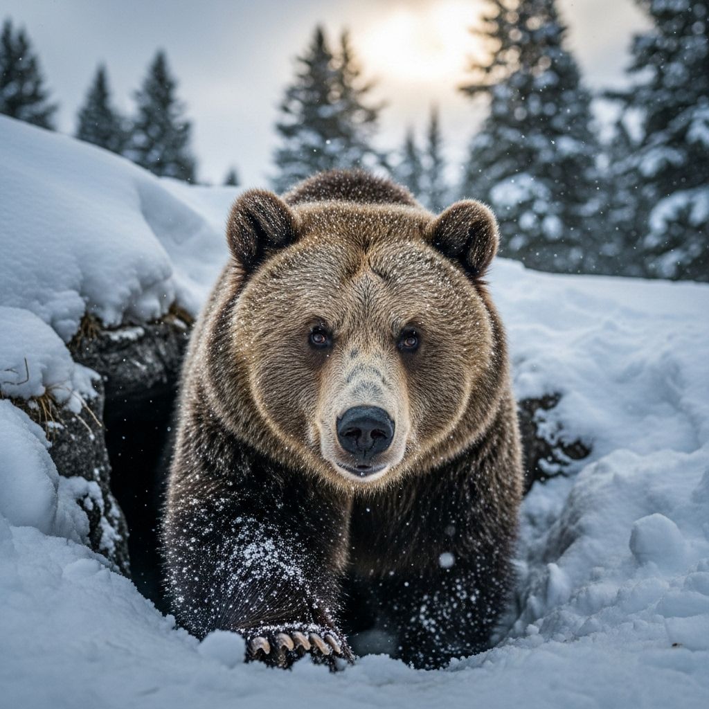How climate change and human influence are putting grizzly bears at risk by disrupting their ancient hibernation cycles.