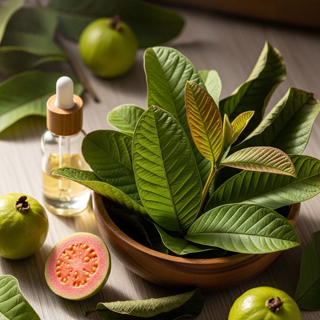 Guava Leaves: Transformative Benefits for Skin, Hair, and Health Botanical tonic to calm redness, heal wounds, and strengthen follicles naturally.
