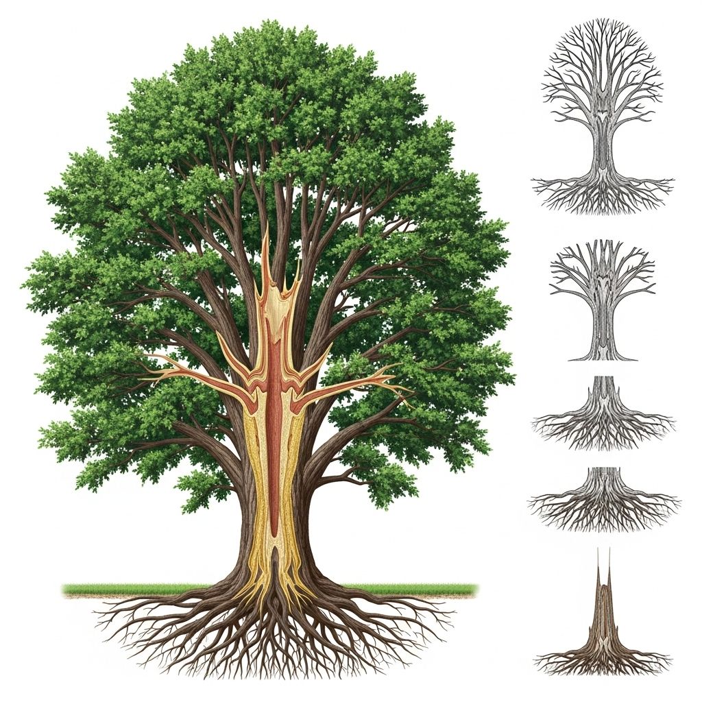 Explore the anatomy of trees, identify their unique parts, and discover the crucial roles each plays in sustaining forests and ecosystems.