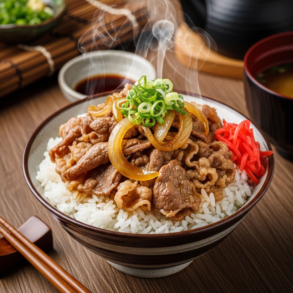 Gyudon: Mastering the Japanese Simmered Beef and Rice Bowl A simple layer-and-simmer method delivers restaurant-quality flavor to your kitchen.