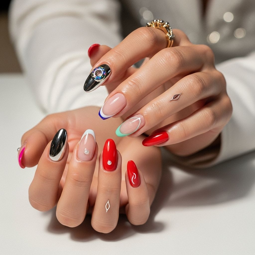From glazed donut to subtle leopard, explore every Hailey Bieber nail trend that has captivated the beauty world.