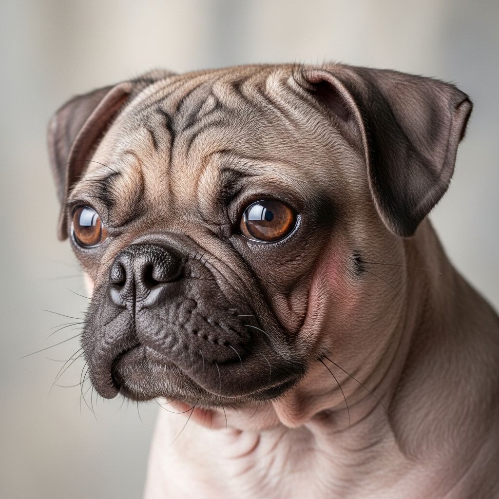 Discover the inspiring journey of a hairless pug whose differences made her extraordinary, touching hearts worldwide.