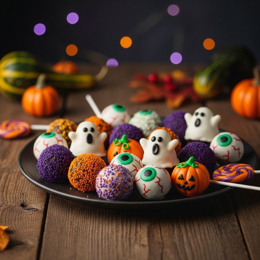 Combine pantry staples into bite-sized confections that enchant guests with eerie fright.