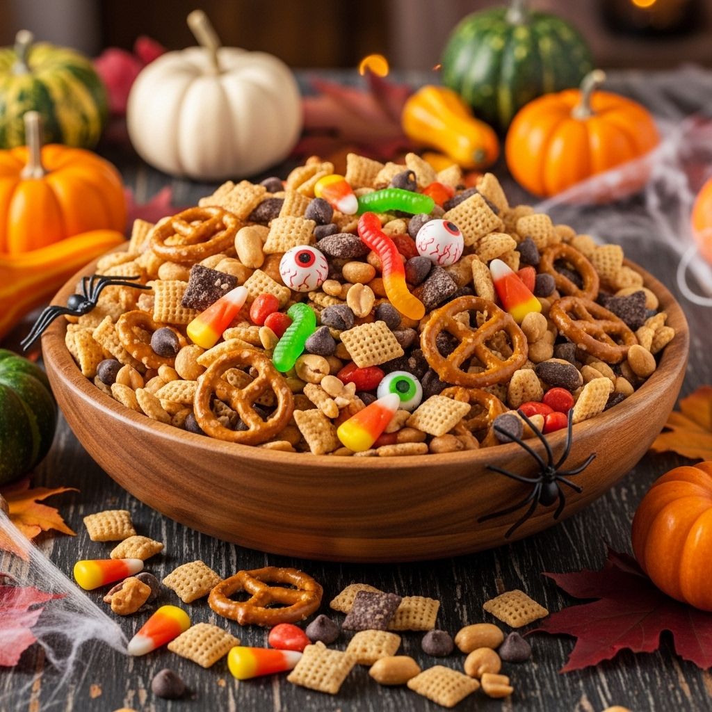 Buttery-glazed cereal meets seasonal candies for a perfectly crunchy flavor-packed treat.