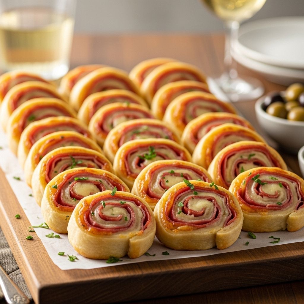 Savory spirals loaded with ranch-infused filling promise crowd-pleasing bites.