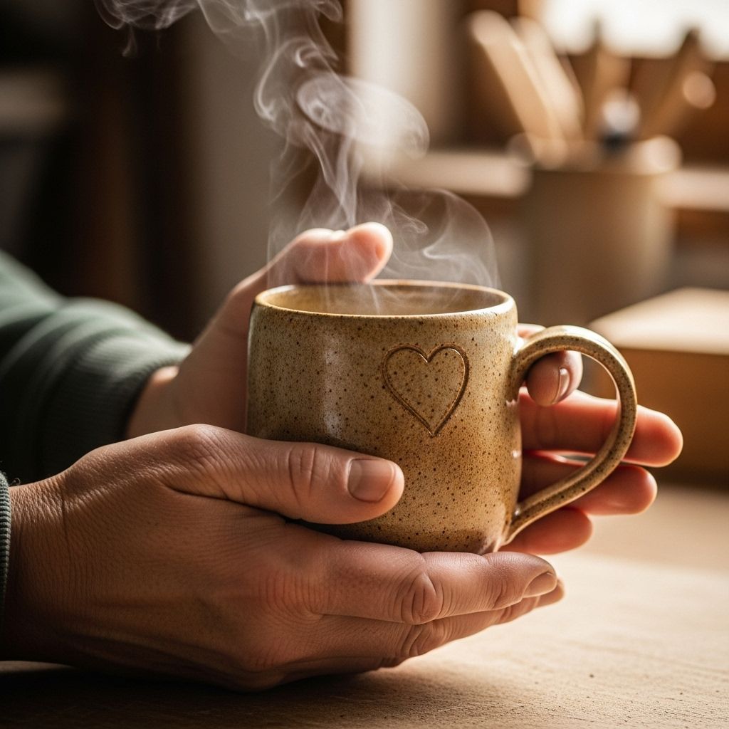 A thoughtful handmade creation that brings warmth and comfort to Dad’s daily routine.