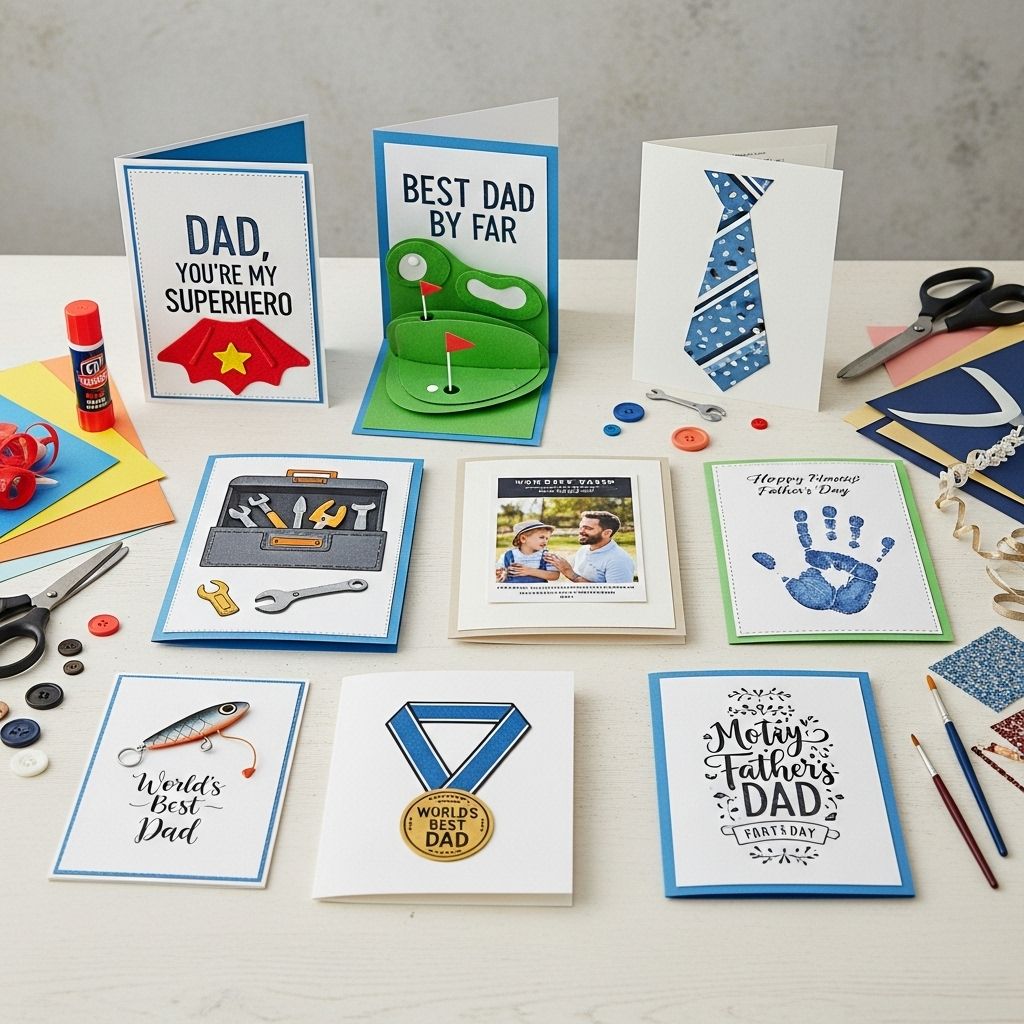 Creative tutorials help you craft heartfelt cards that capture Dad’s personality.