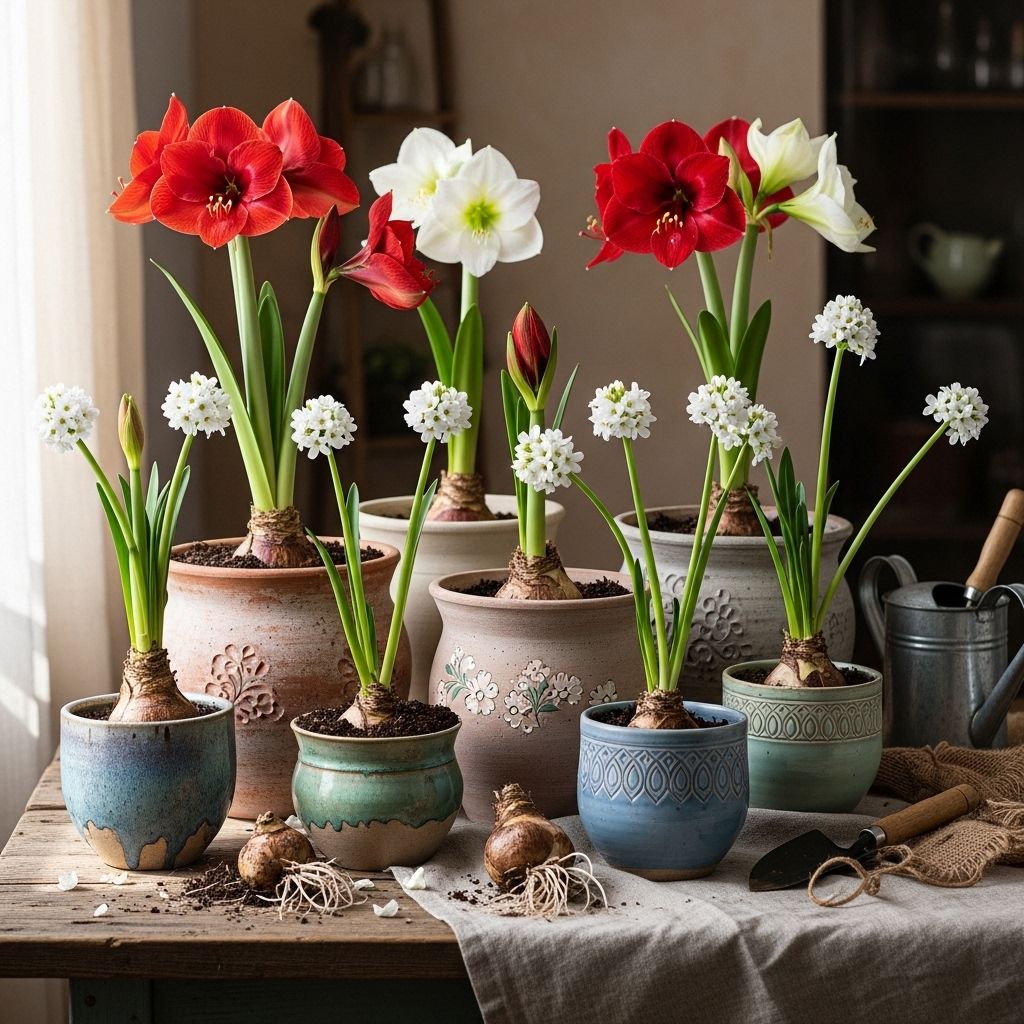 Elevate winter blooms with artisan vessels that showcase flowers as living decor.