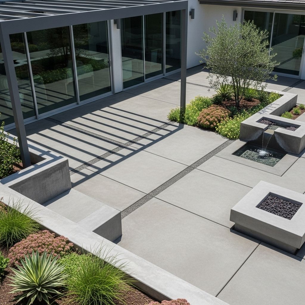 Professional techniques shape custom outdoor areas that resist wear and weather.