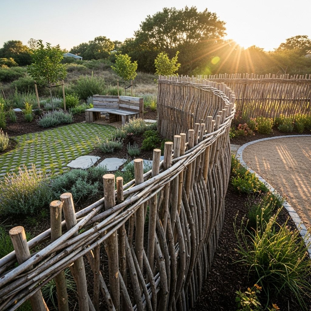 Handcrafted weaves merge strength and rustic beauty to transform any outdoor setting.