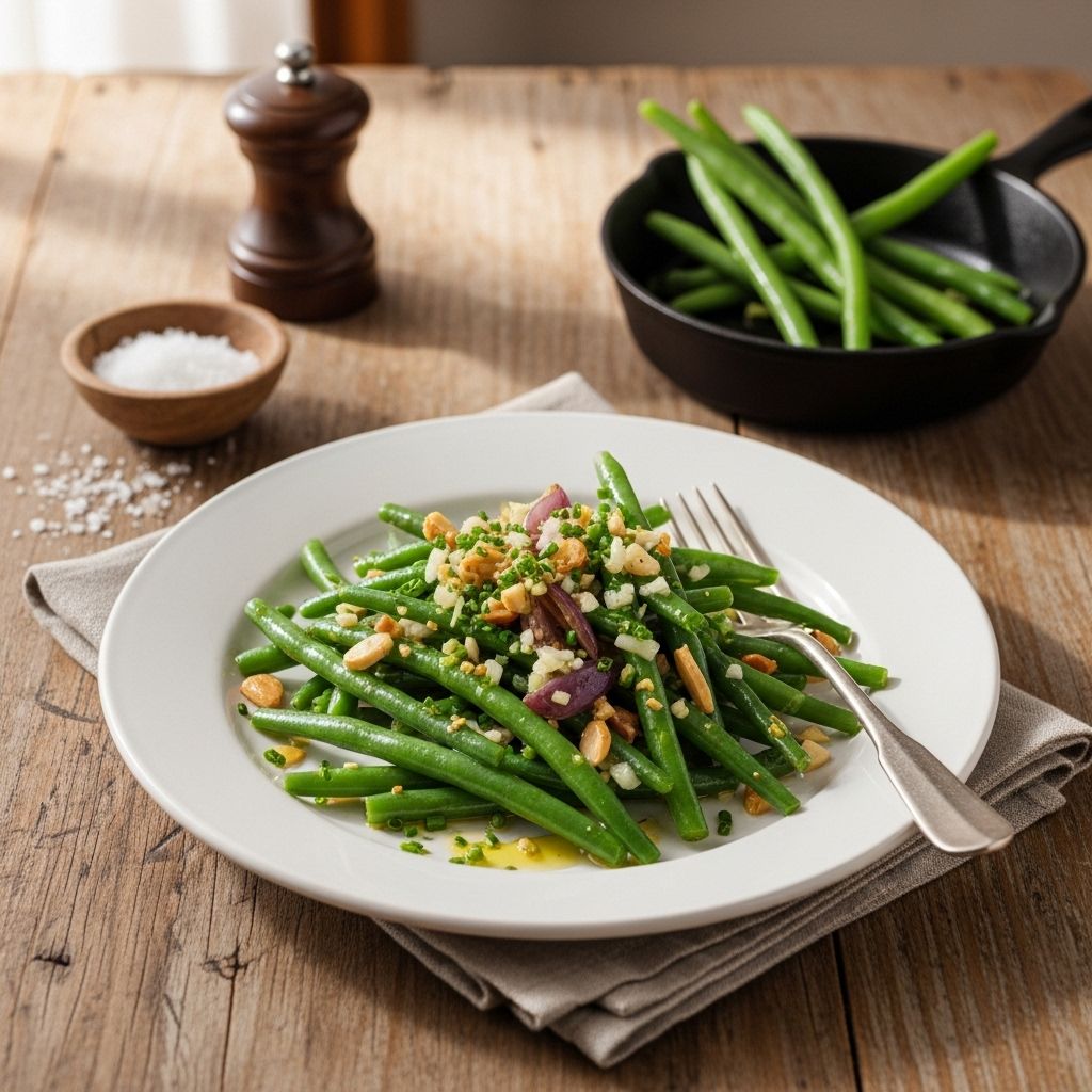 Haricots Verts du Sud: The Art of Southern French Green Beans Garlic, tomatoes, and wine transform green beans into a comforting, savory side.