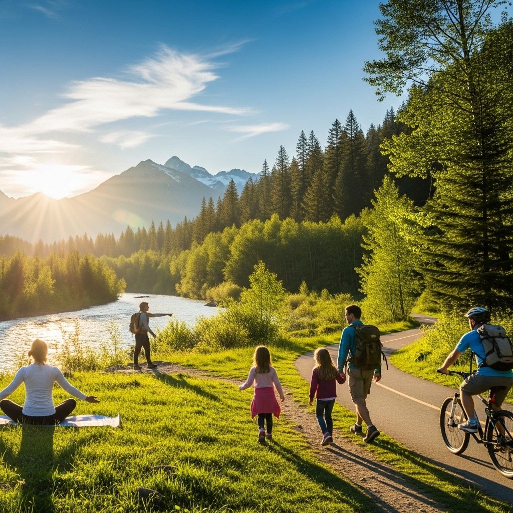 Nature’s fresh air and sunlight work together to boost immunity, mood, and vitality.