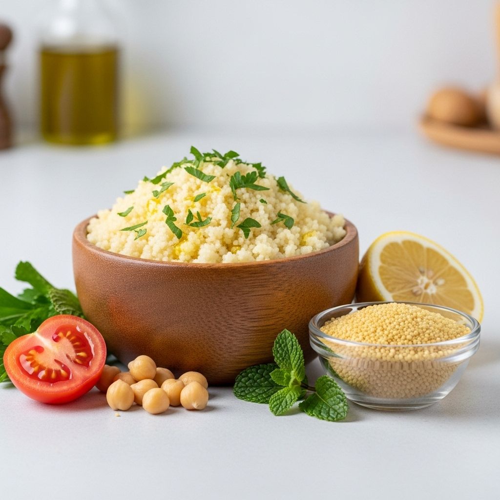 Top Health Benefits Of Couscous: Nutrition, Uses, And Risks A quick-cooking pantry delight packed with nutrients that support heart health and immunity.