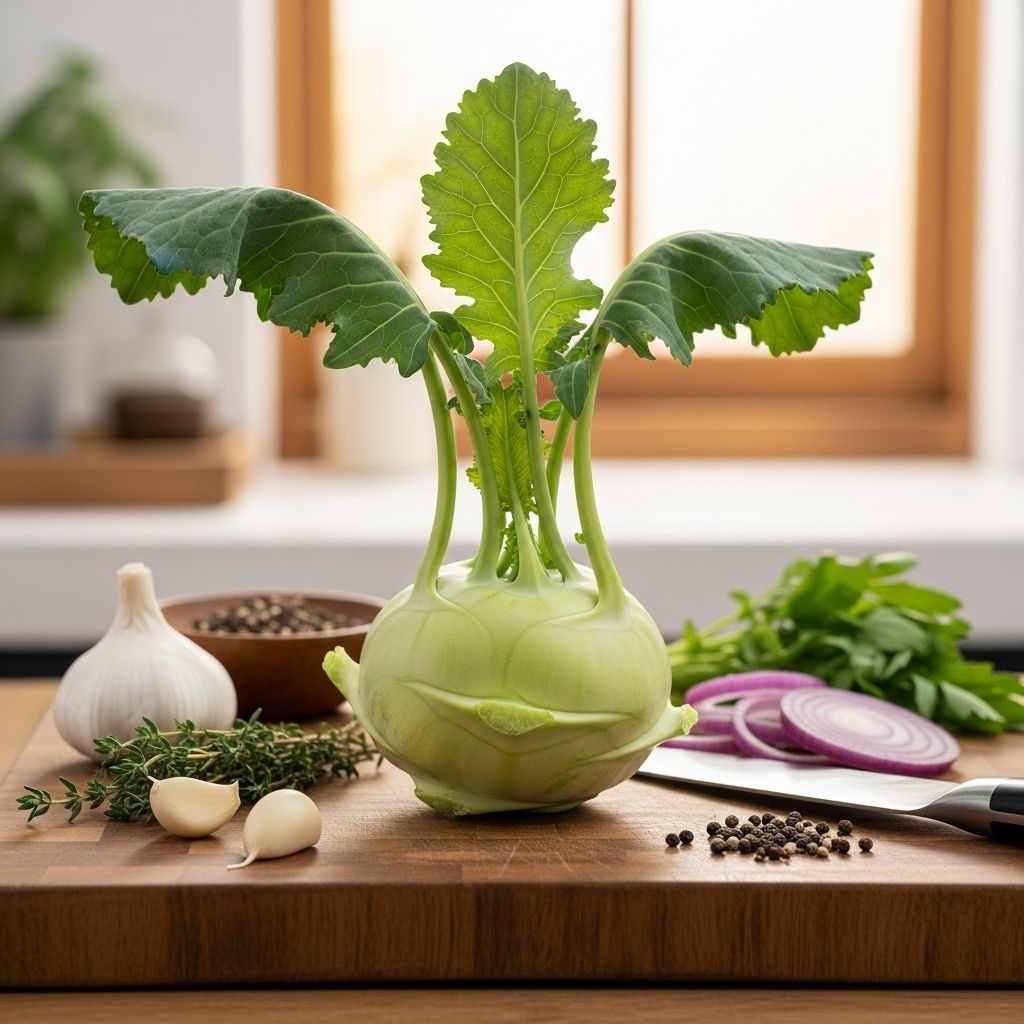 10 Impressive Health Benefits of Kohlrabi: The Powerhouse Cruciferous Vegetable Crunchy texture meets powerful nutrients for a simple health boost in every bite.