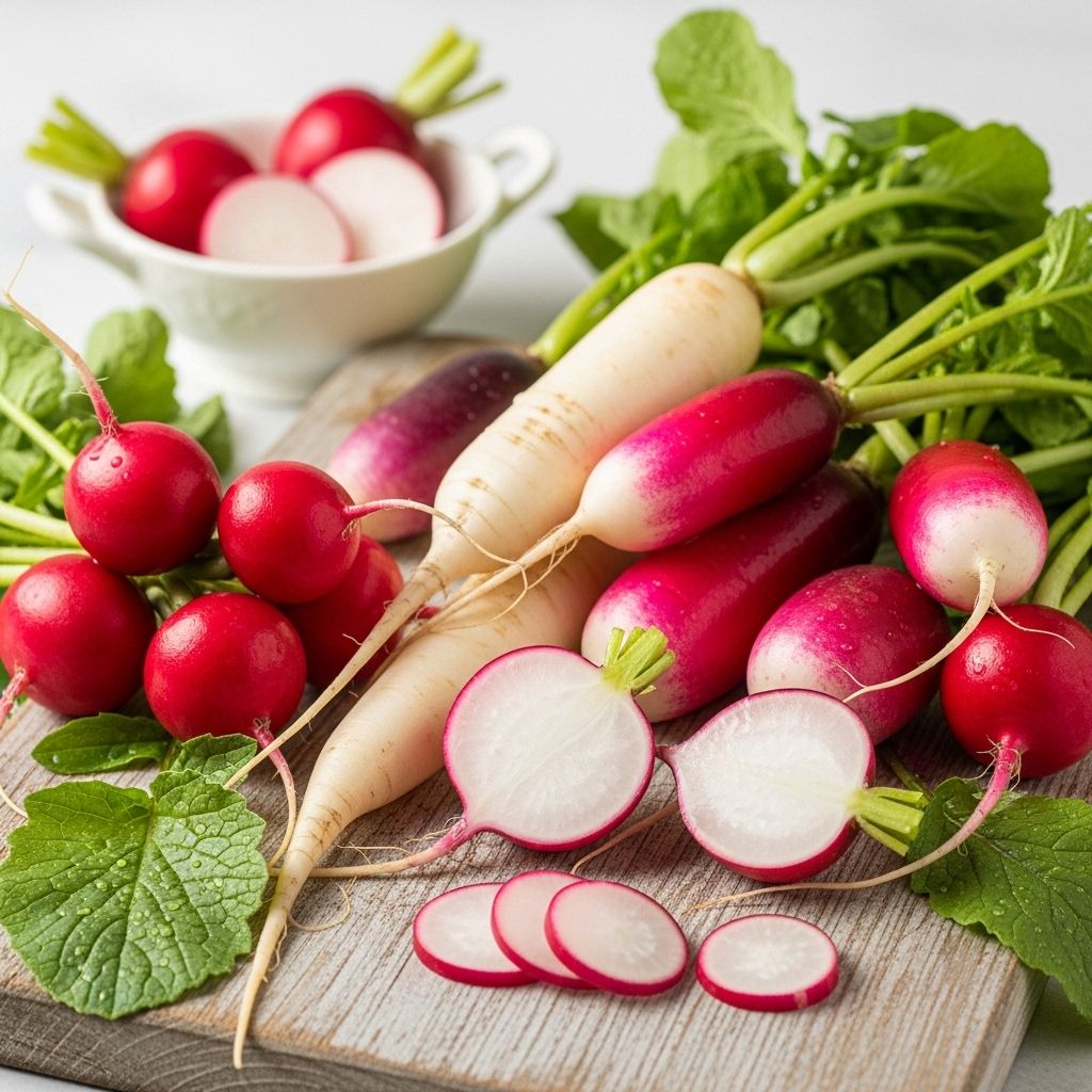 13 Incredible Health Benefits of Radish: Nutrition, Uses & Side Effects A peppery crunch that boosts hydration, supports digestion, and enriches everyday dishes.