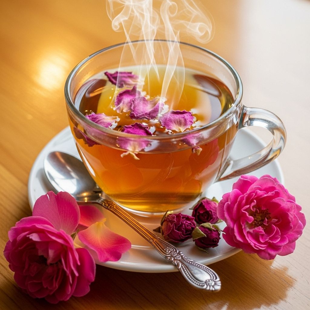 A soothing floral infusion brimming with antioxidants and gentle daily relief.