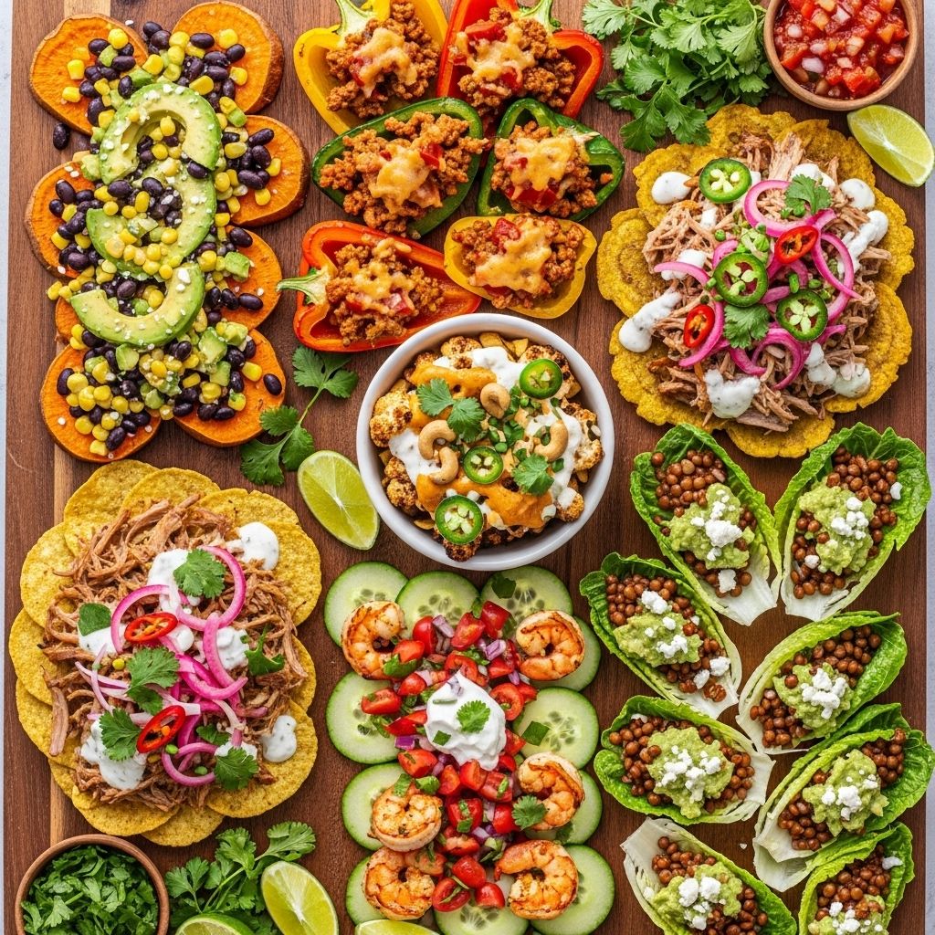 Discover creative, vibrant, and nutritious alternatives to classic tortilla chip nachos with these mouthwatering, healthy ideas.